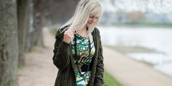 Dagens outfit | Storby camoufleret kjole ved søerne i København!