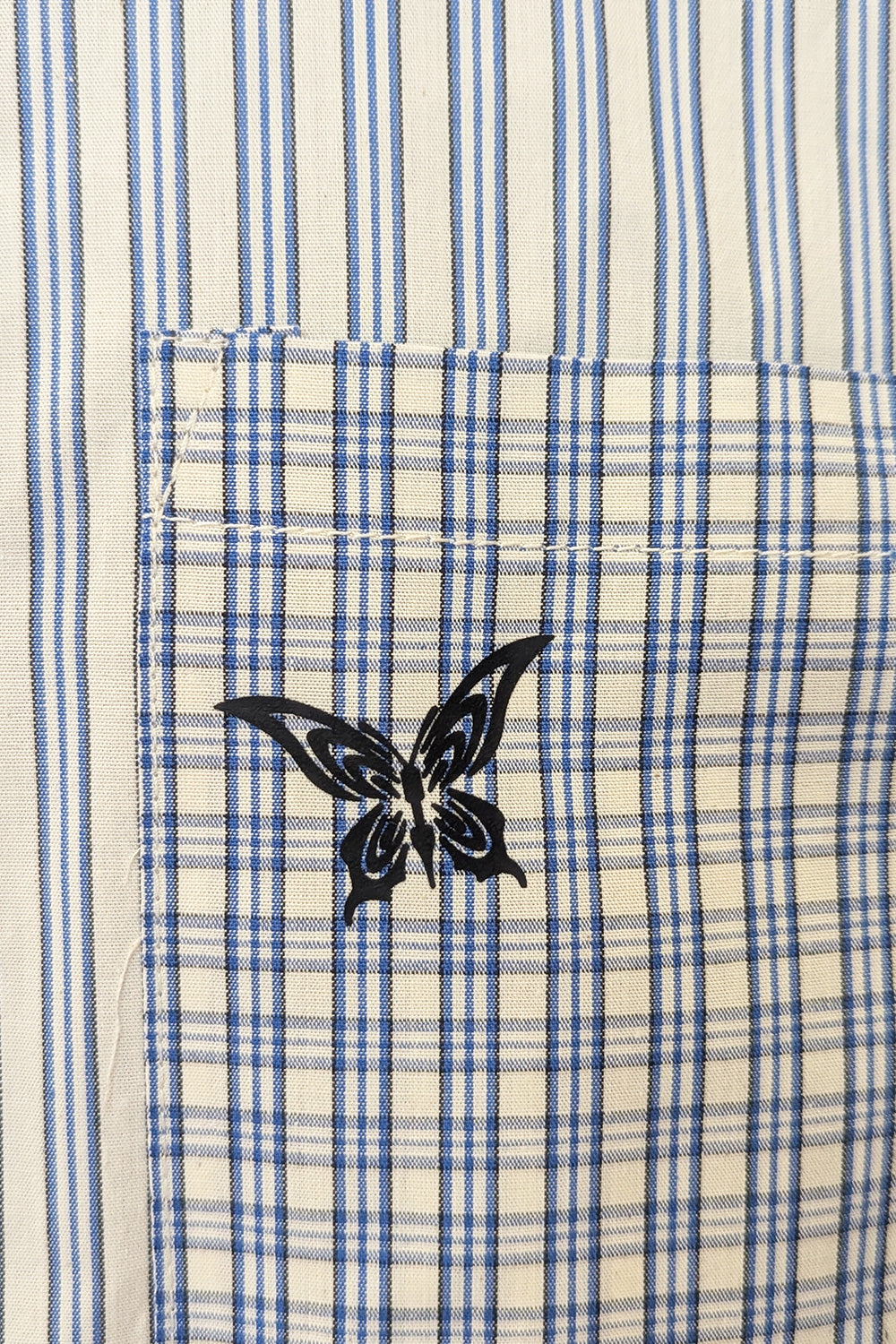 Customized stribet Butterfly skjorte
