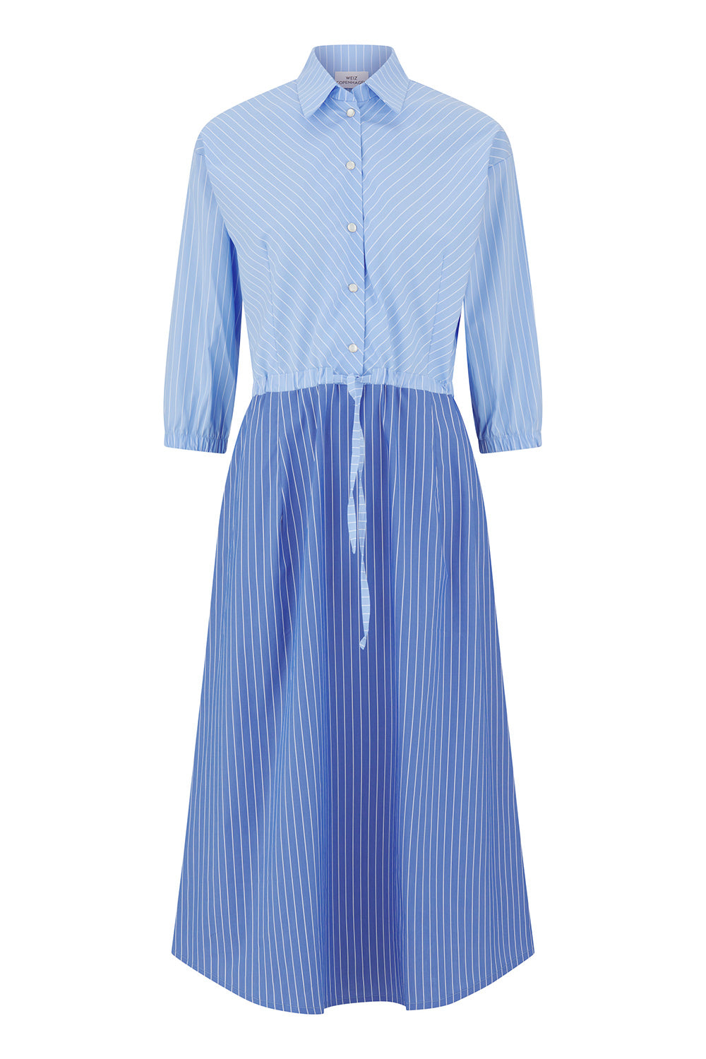 Frankie Fit kjole blue stripes