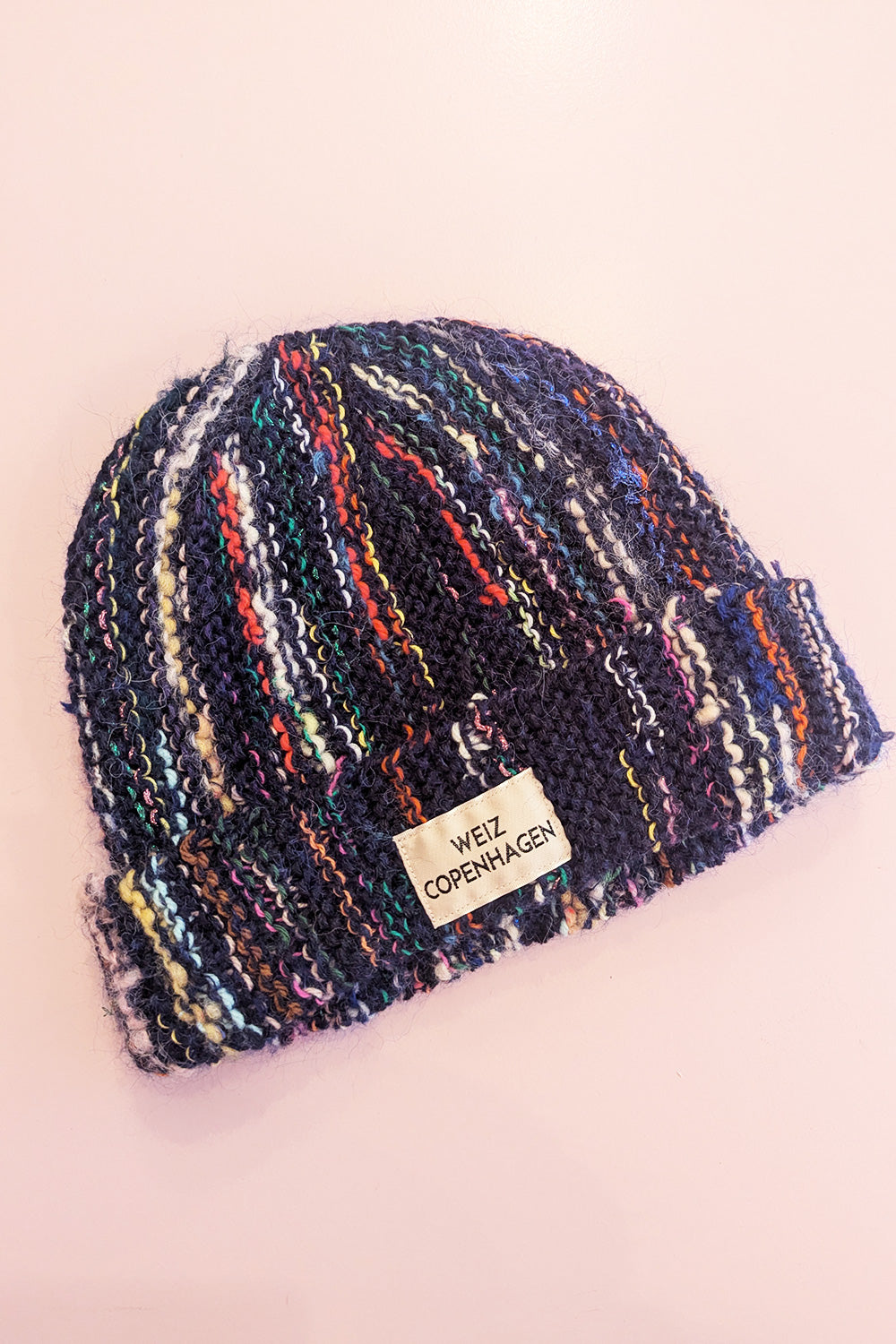 Håndstrikket Cirkus hue