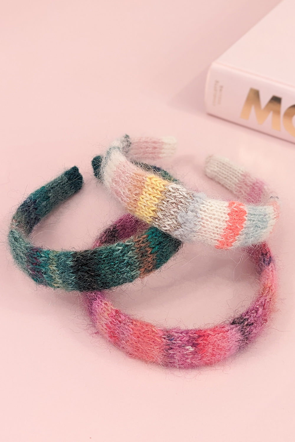 Hand-knitted unique Patch hairbands