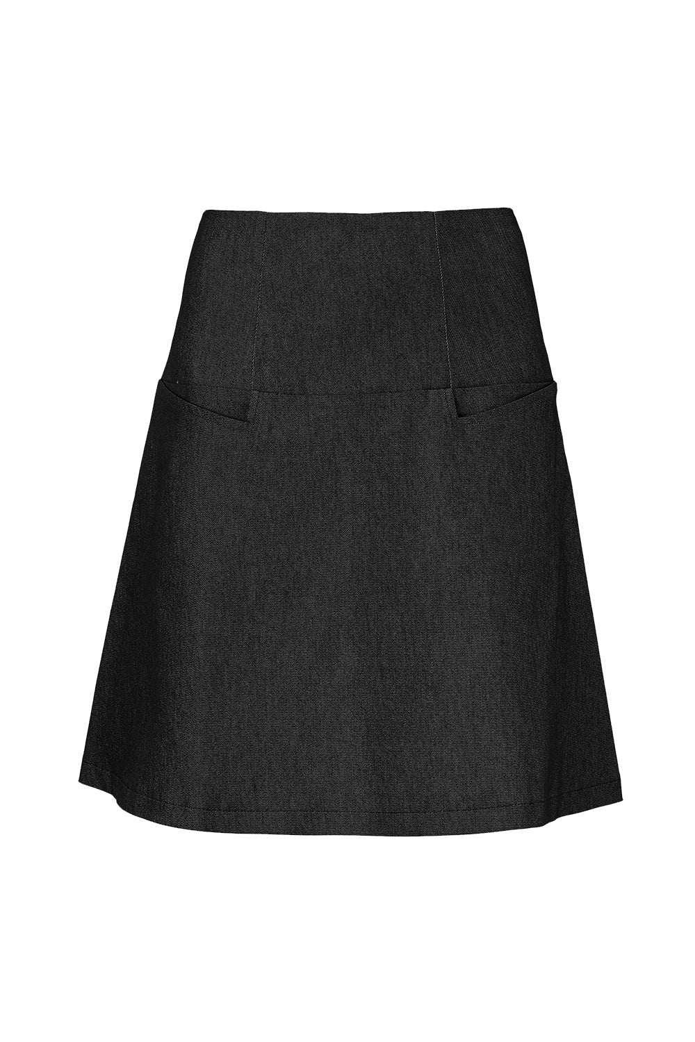 Liva skirt black denim