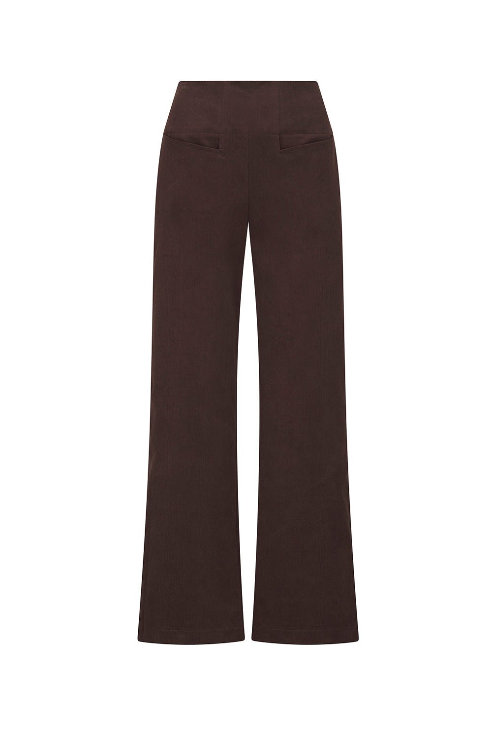 Liva pants brun fløjl