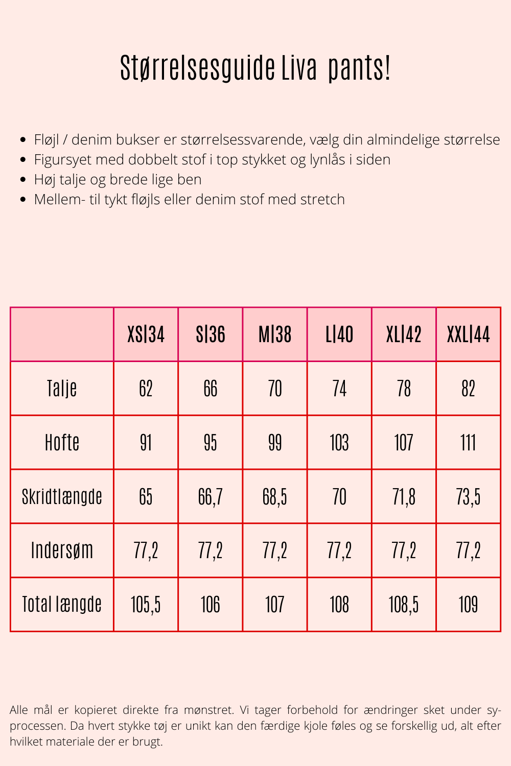 Liva pants Camel & blue