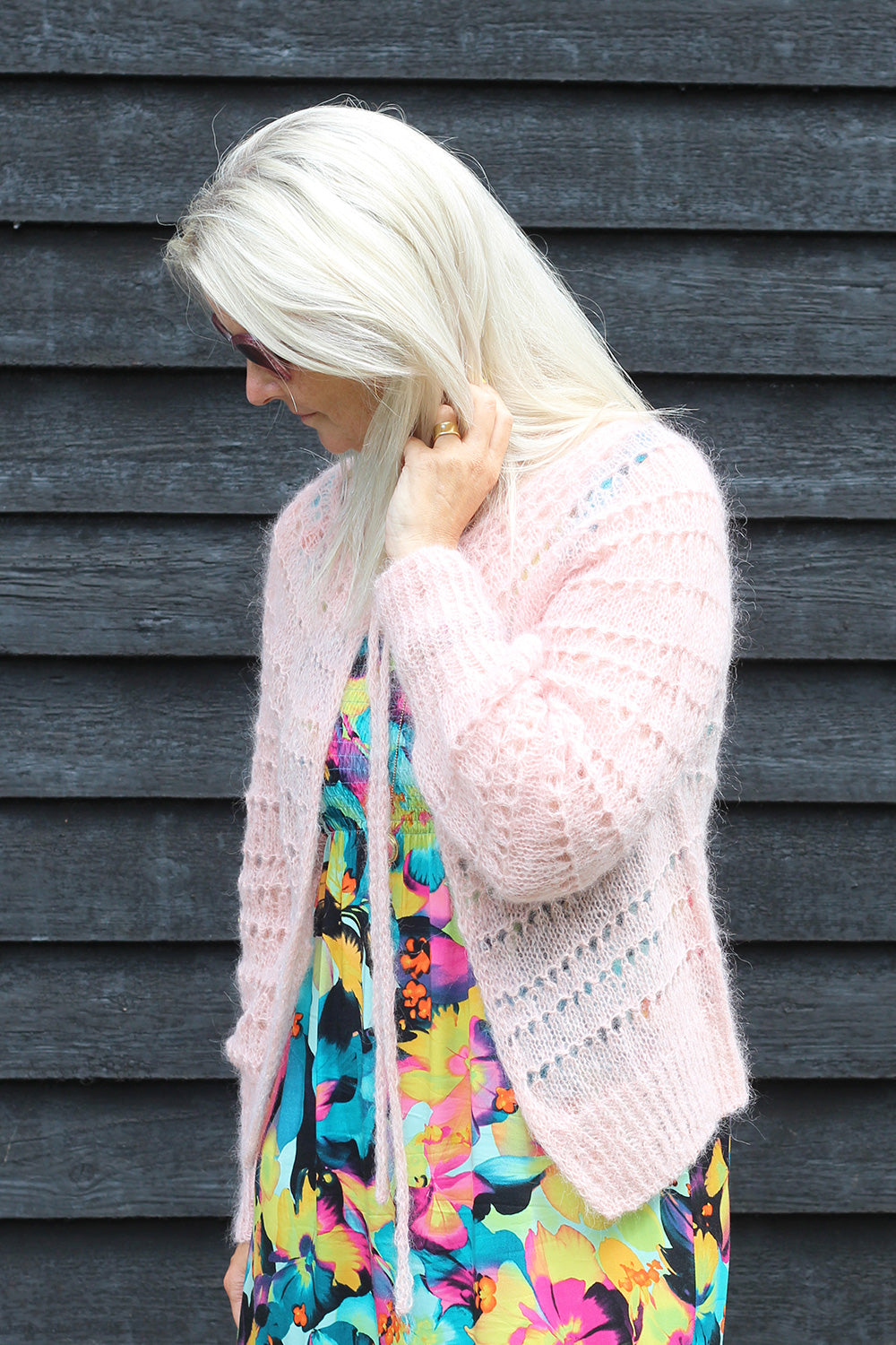 Madi cardigan knitting kit