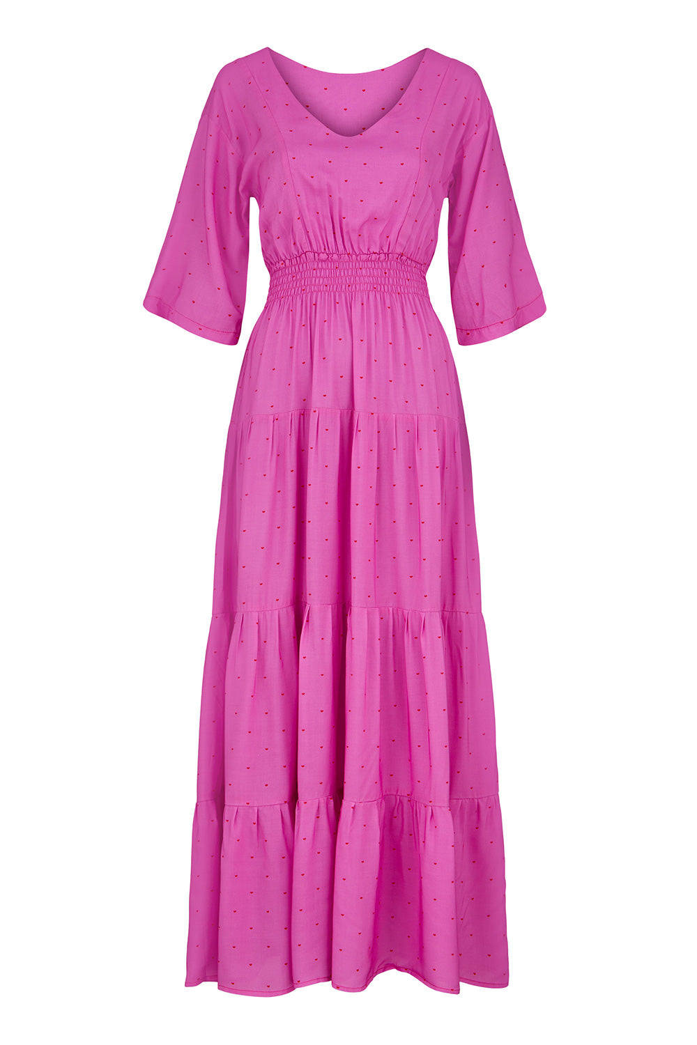 Maggie My dress pink hearts