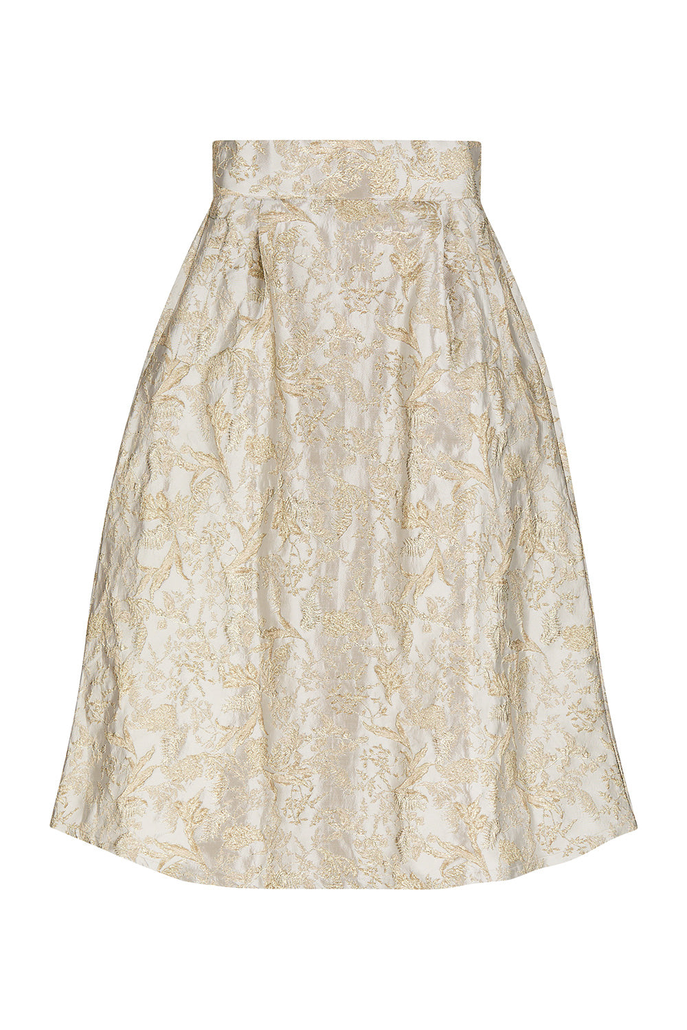 Merle skirt gold brocade