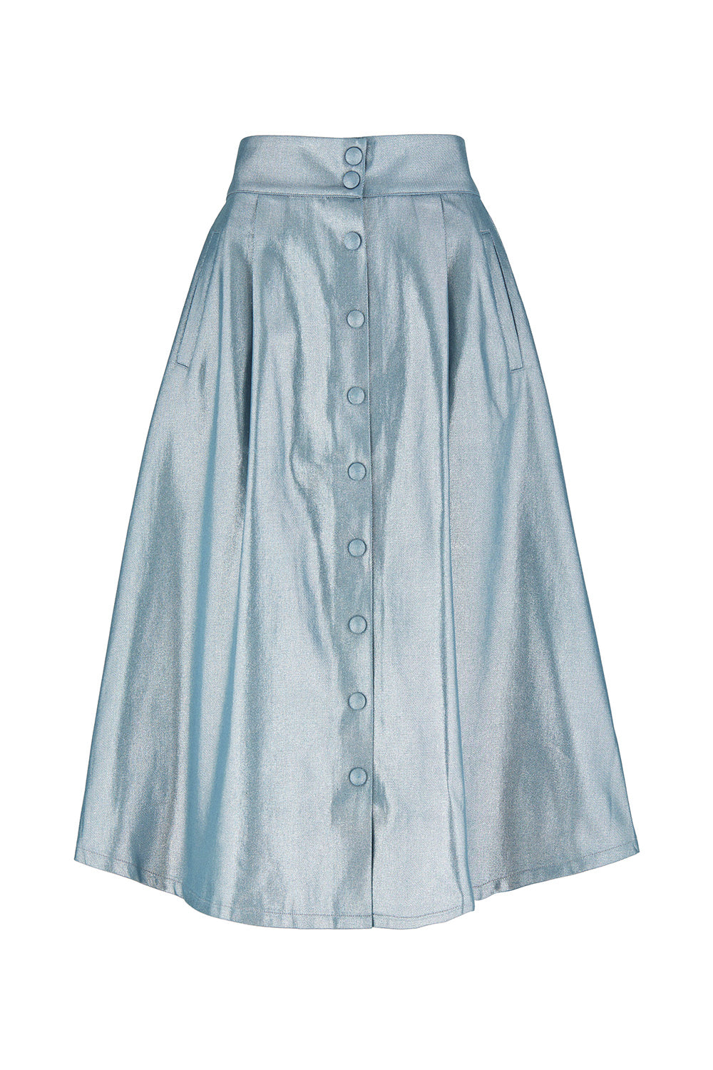 Merle skirt silver denim