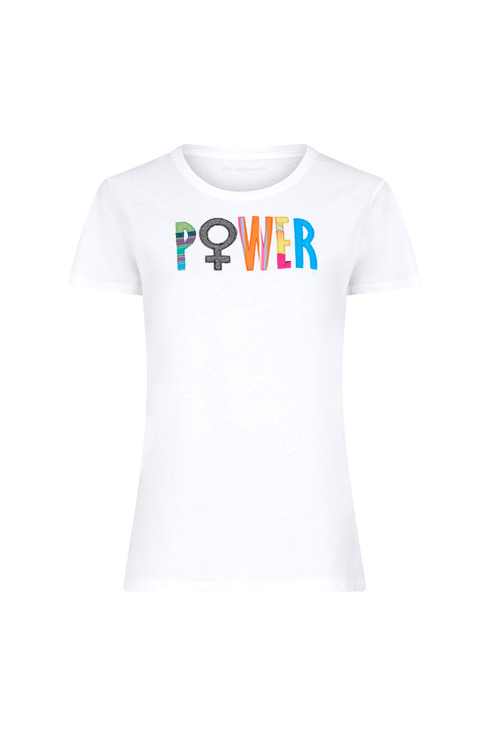 Upcycled POWER T-shirt white