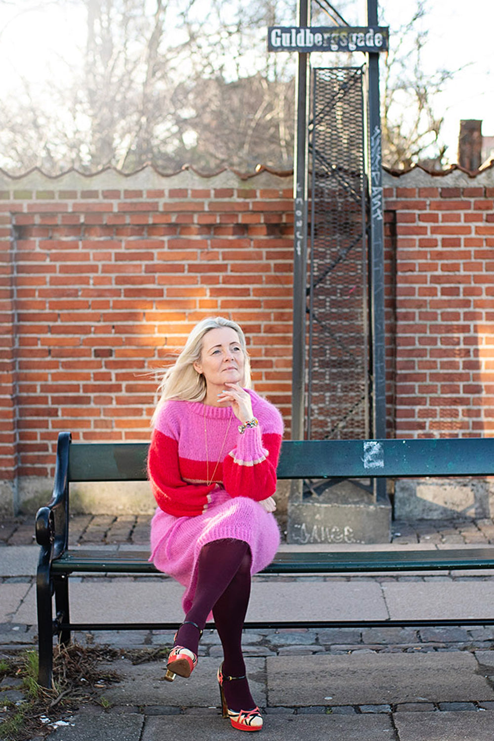 Anna kjole strikke-kit