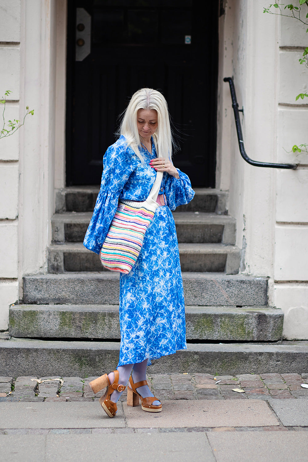 Tivoli crossbody tote knitting kit