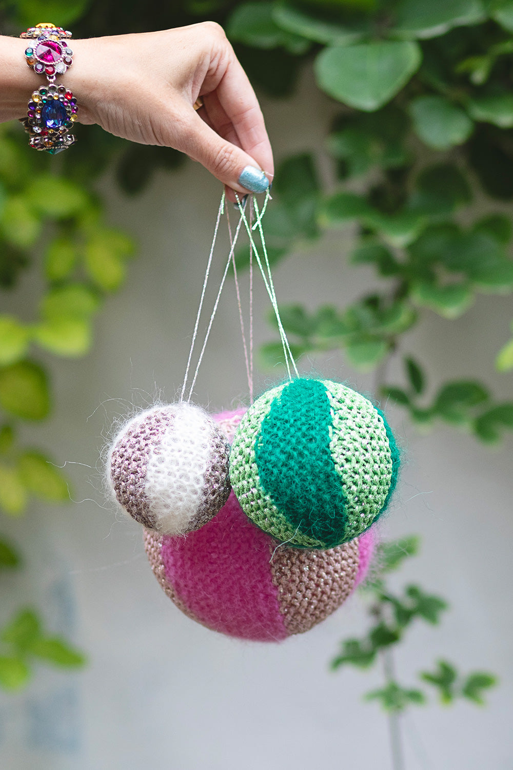 Cirkus julekugle strikke-kit