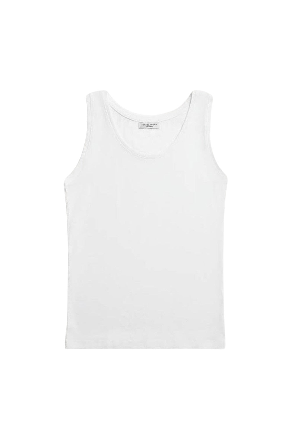 Bomuld tanktop hvid