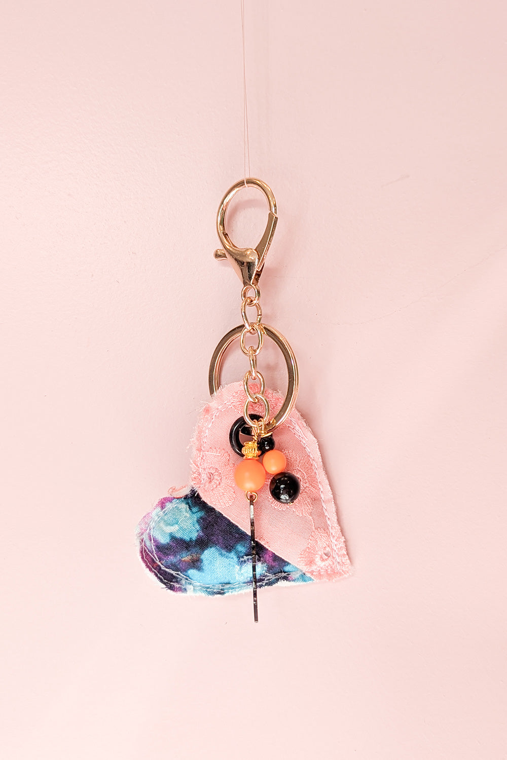 Up-cycled heart charms