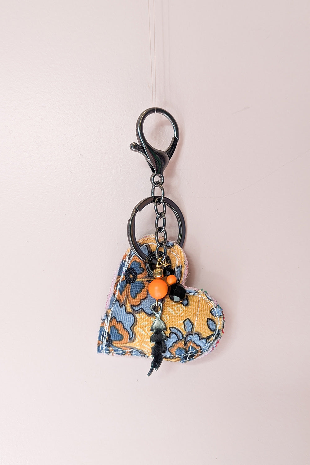 Up-cycled heart charms