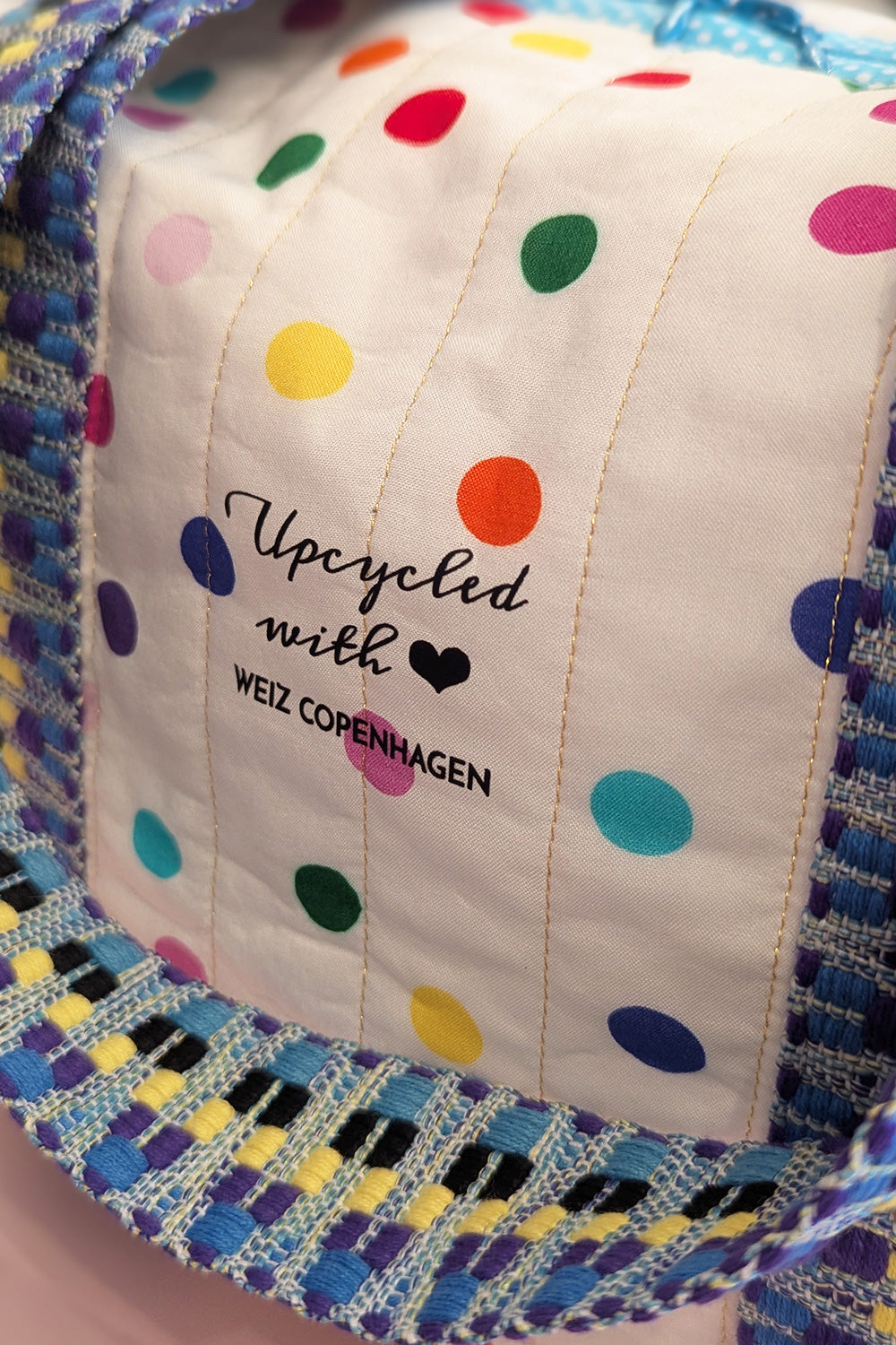 Upcyclet mini weekendtaske