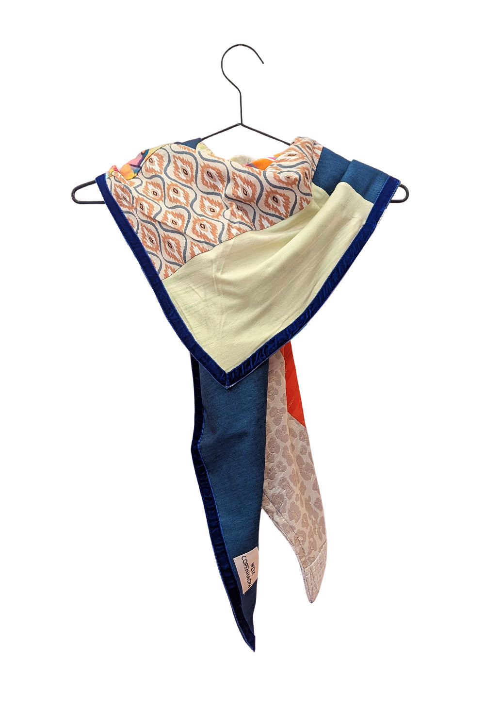 Upcyclet Patch unika tørklæde