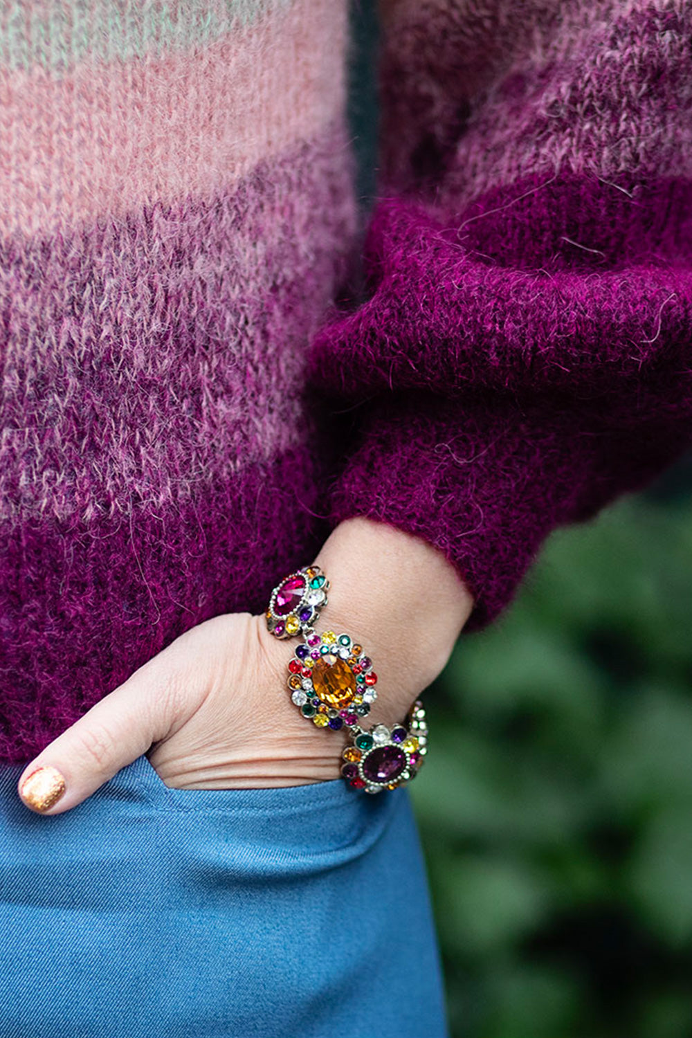 Anna sweater ombré edition knitting kit