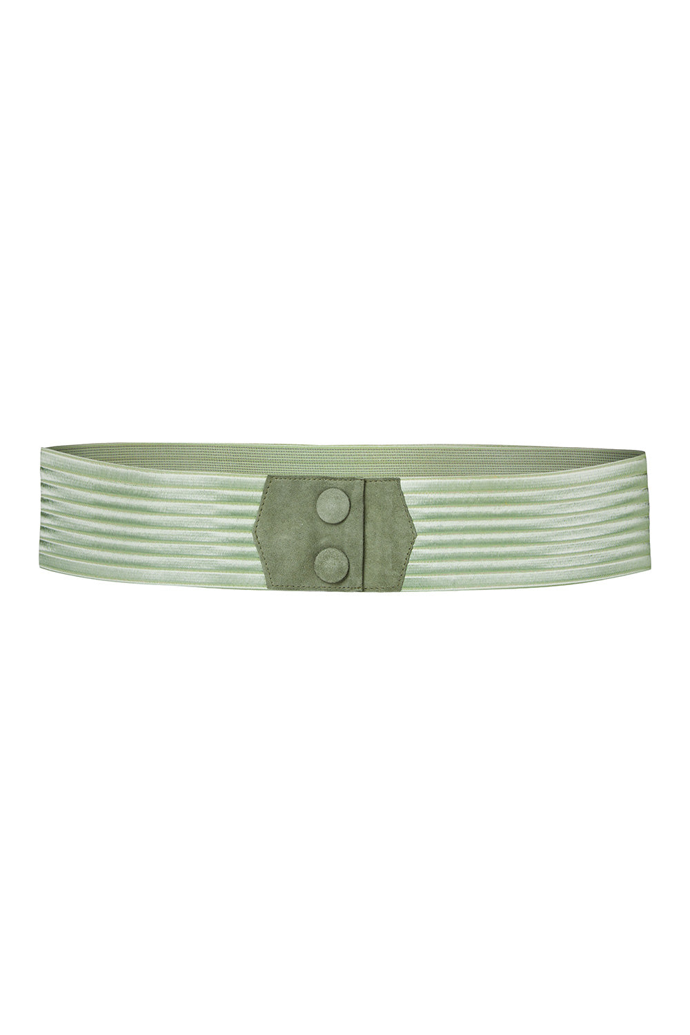 Waist stretch belt powder green