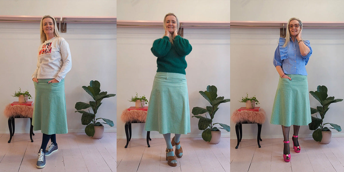 Styleguide | 1 nederdel 3 outfits | Liva max!