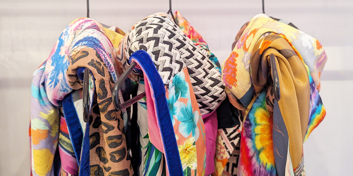 Jeg har fjernet ordet "bæredygtig" fra mine Patch unika tørklæder!