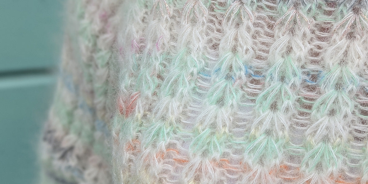 Sådan mikser jeg mit restegarn til Vester sweateren!