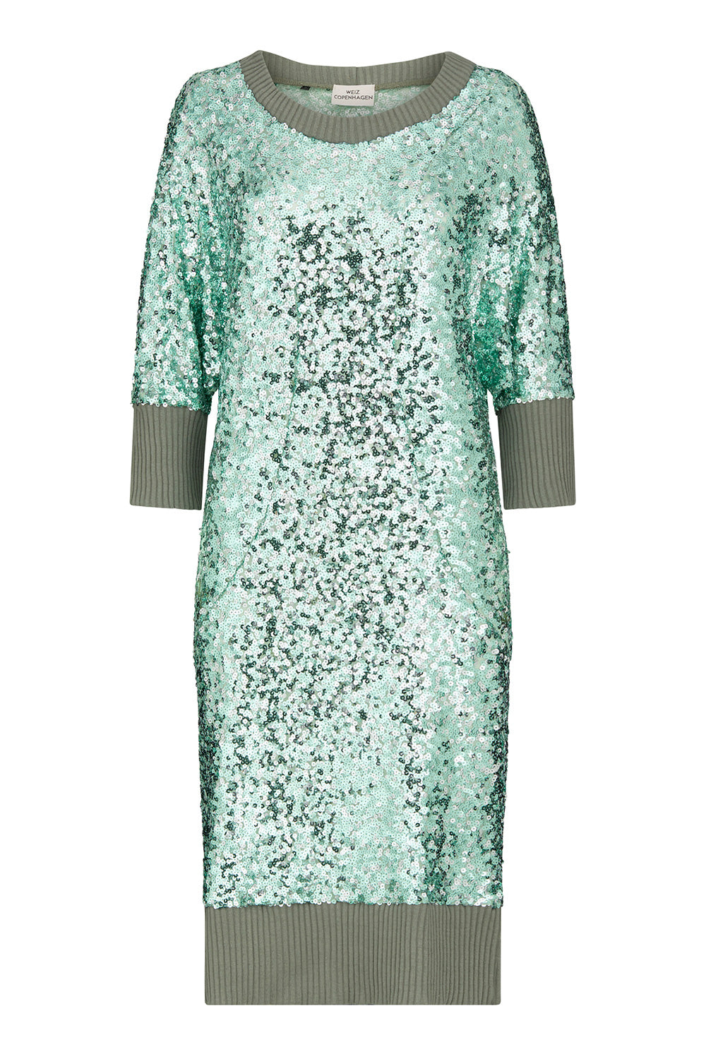 Abelone dress sparkling green
