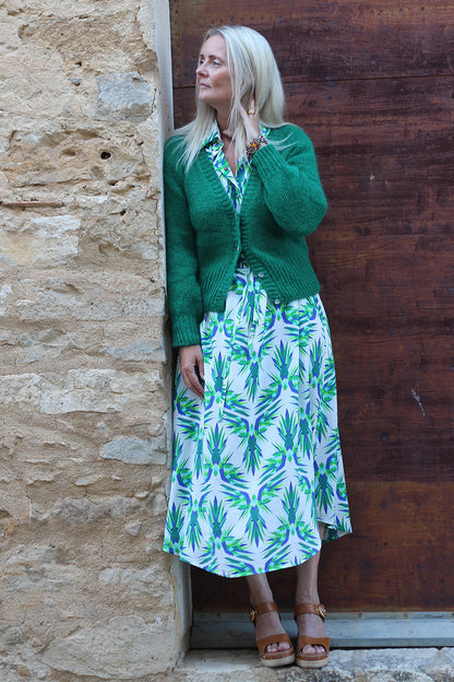 Anna cardigan V-neck strikke-kit