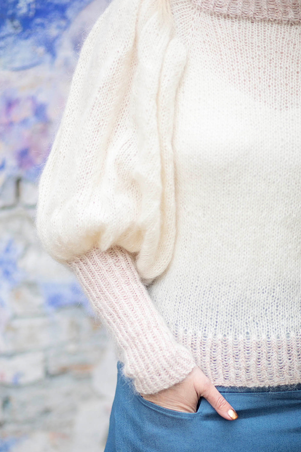 Anna sweater puffed edition strikke-kit