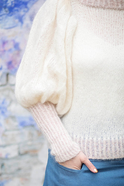 Anna sweater puffed edition strikke-kit