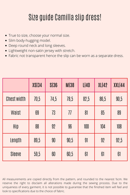 Camilla slip dress ecru