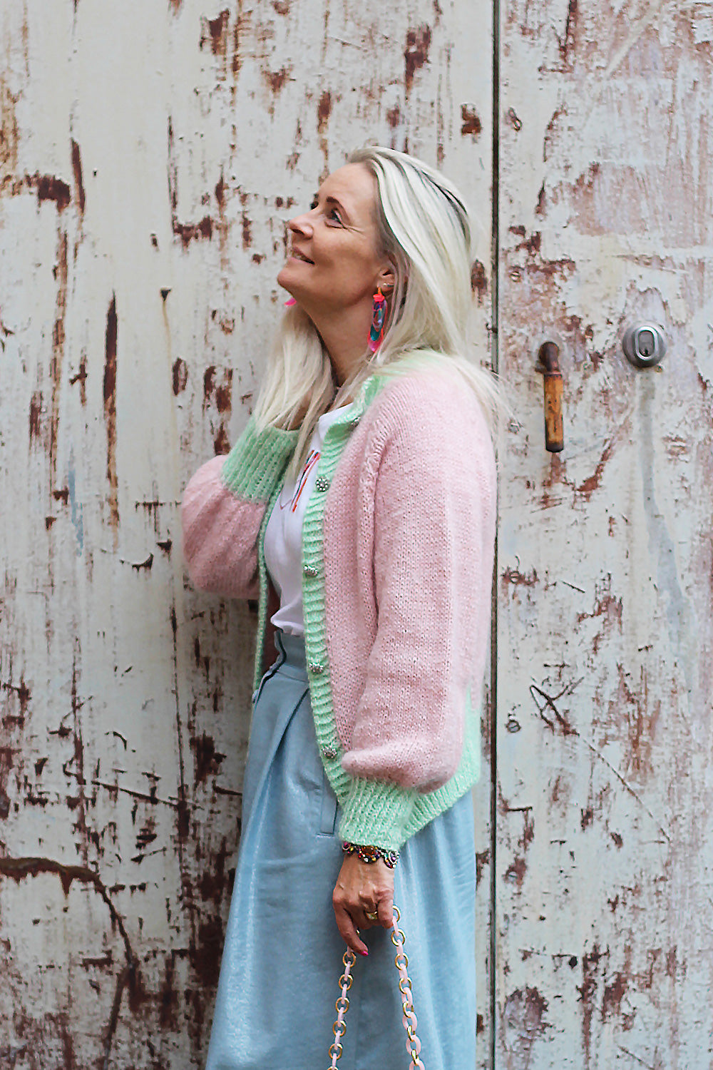 Cathy cardigan knitting kit