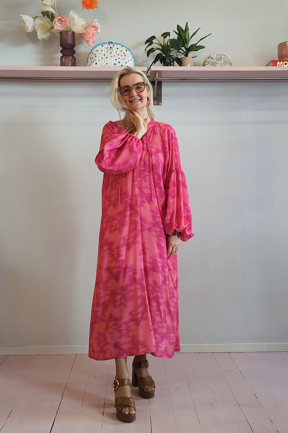 Ellie kjole pink