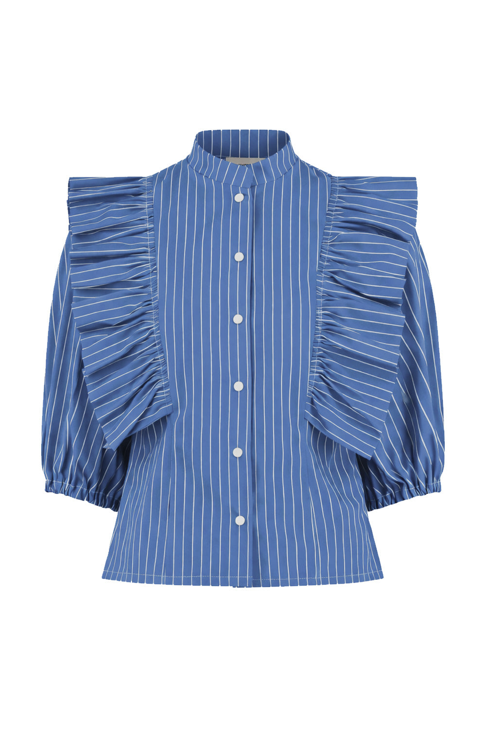 Emma shirt cobalt stripe
