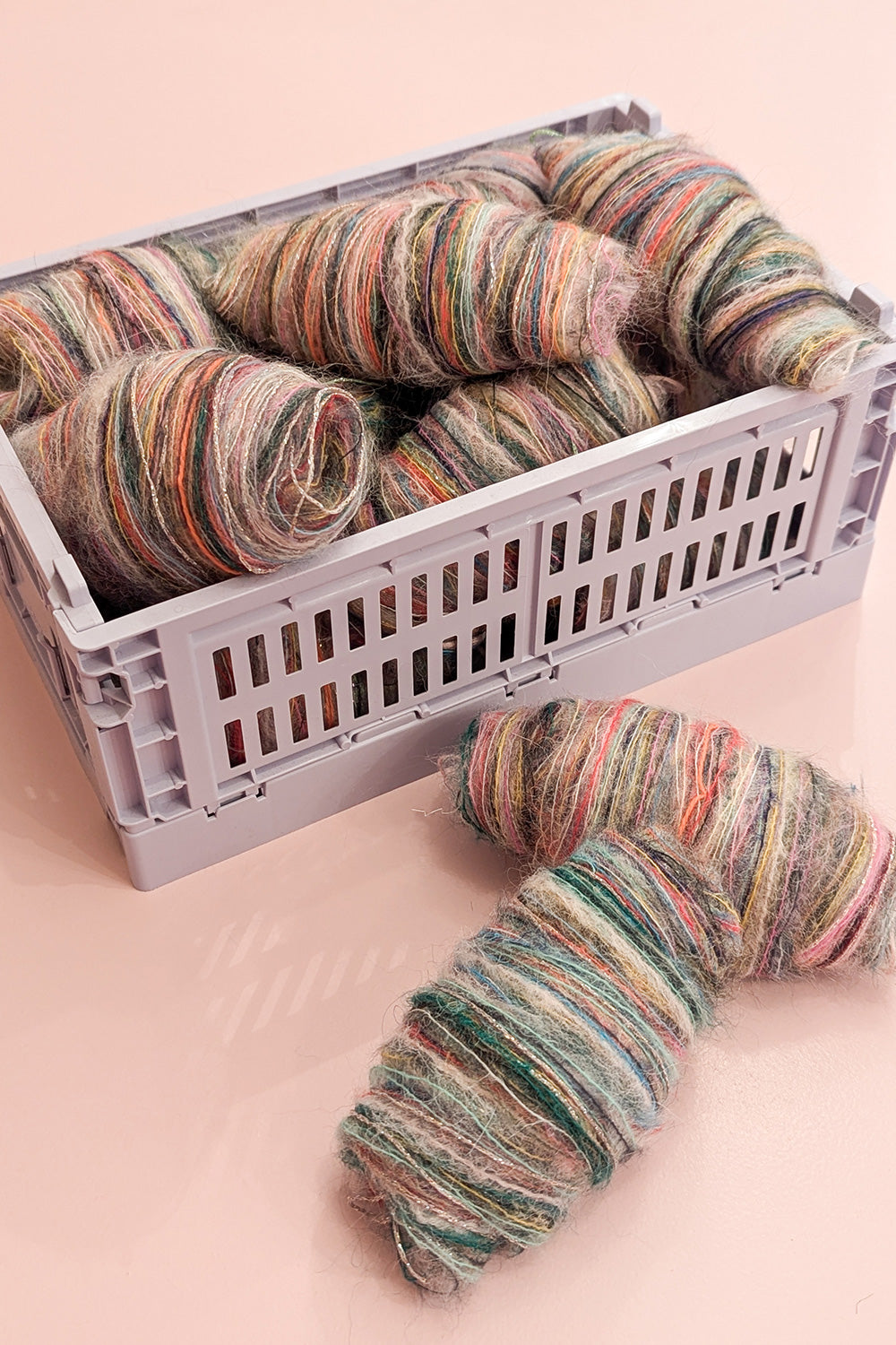 Grab-bag scrap yarn Mohair &amp; Alpaca