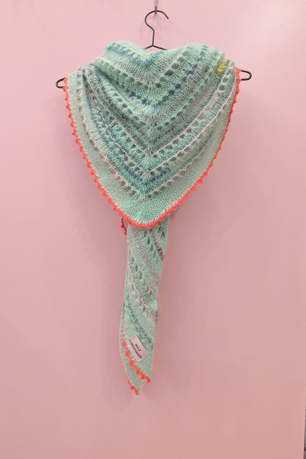 Hand-knitted Madi Max scarf Patch edition