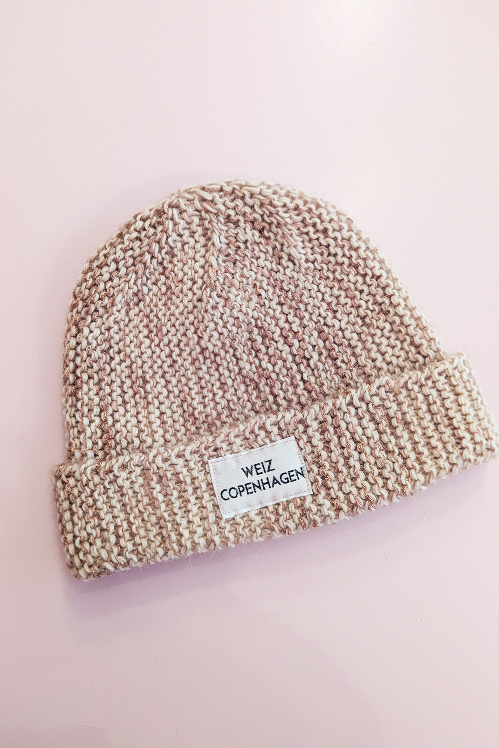 Håndstrikket Cirkus hue