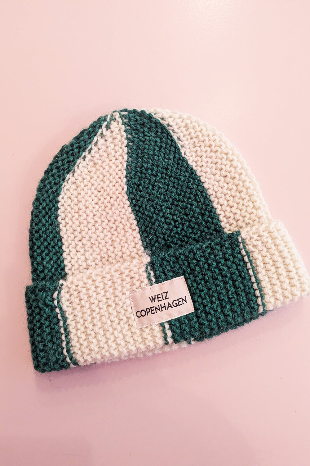 Håndstrikket Cirkus hue