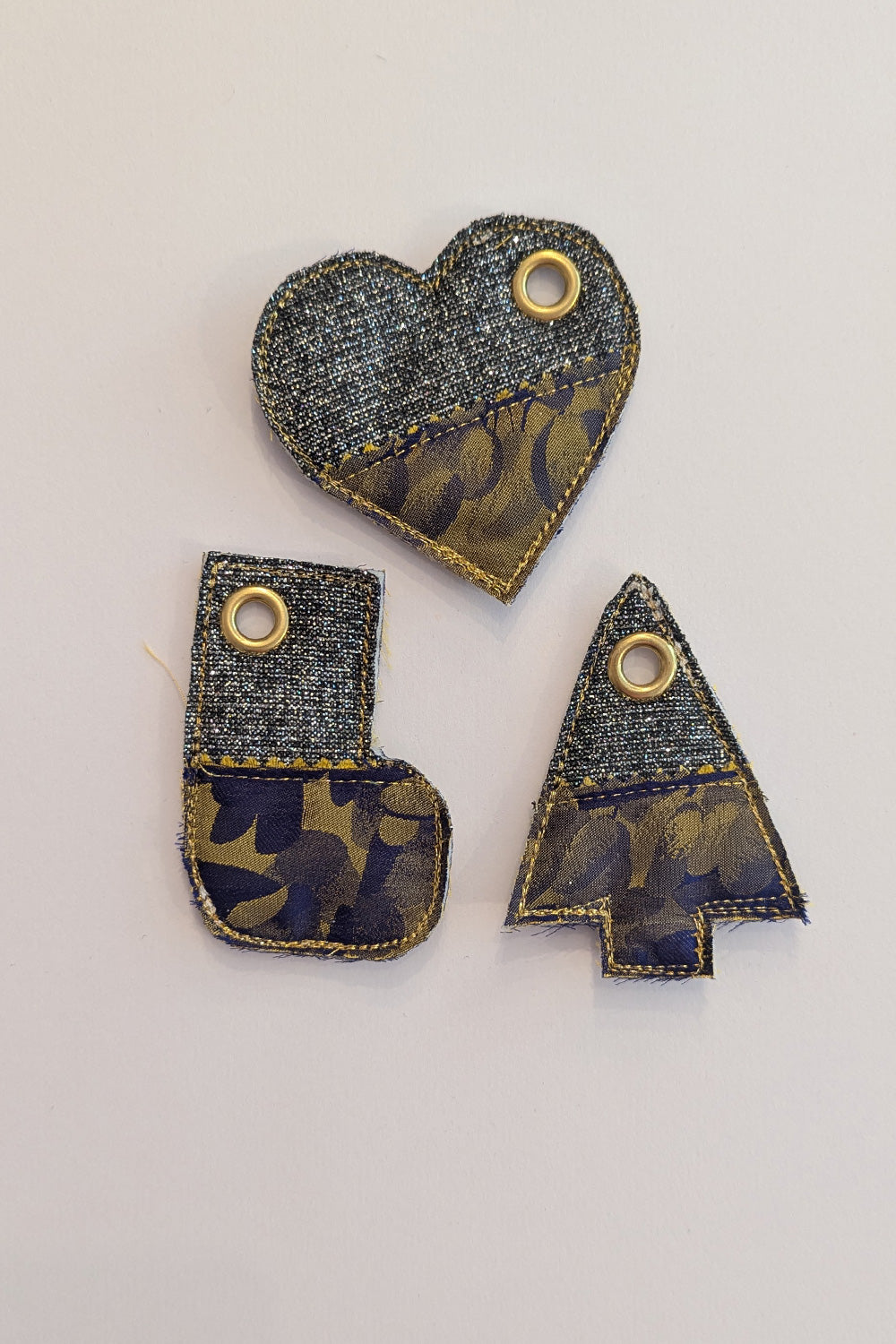 Upcycled Christmas ornaments