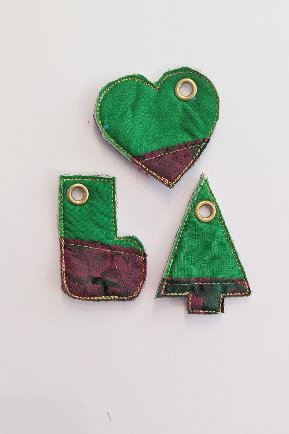 Upcycled Christmas ornaments