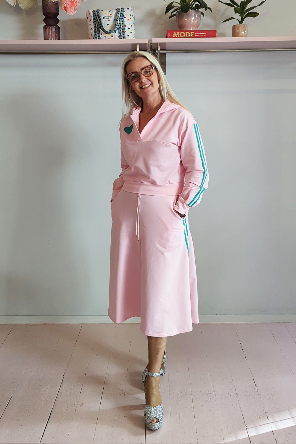 Lazy Girl skirt baby pink