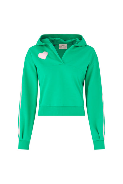 Lazy Girl hoodie grøn