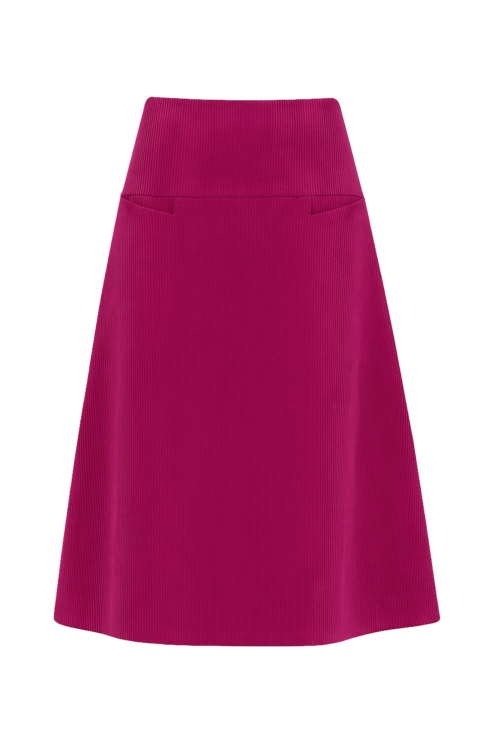 Liva Max skirt dark pink corduroy