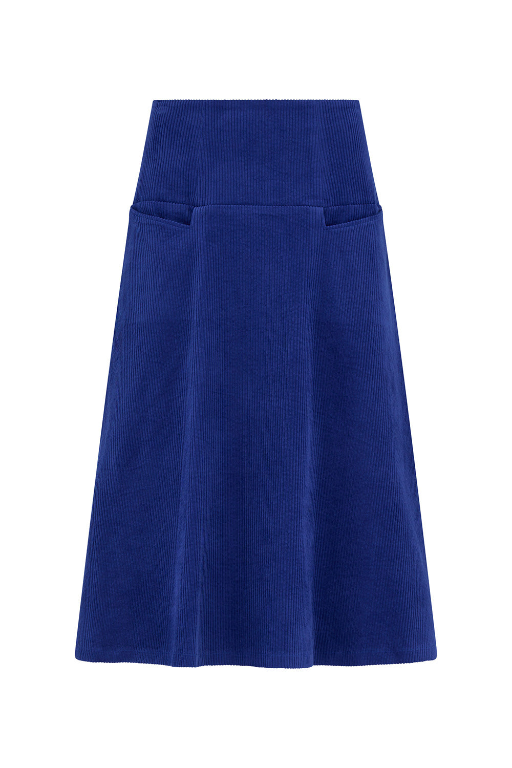 Liva Max skirt cobalt blue corduroy