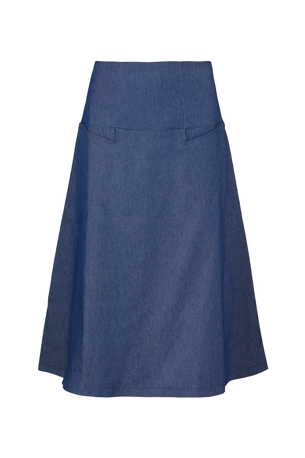 Liva Max skirt dark blue denim