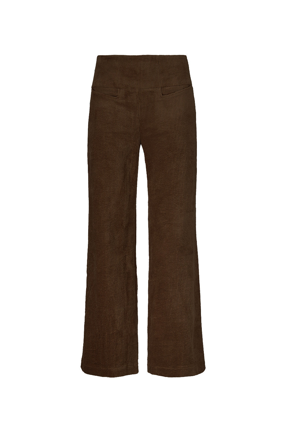 Liva pants dark brown corduroy