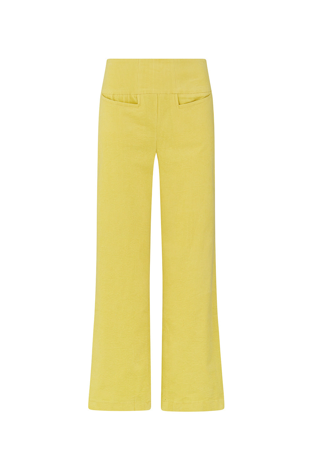 Liva pants yellow corduroy