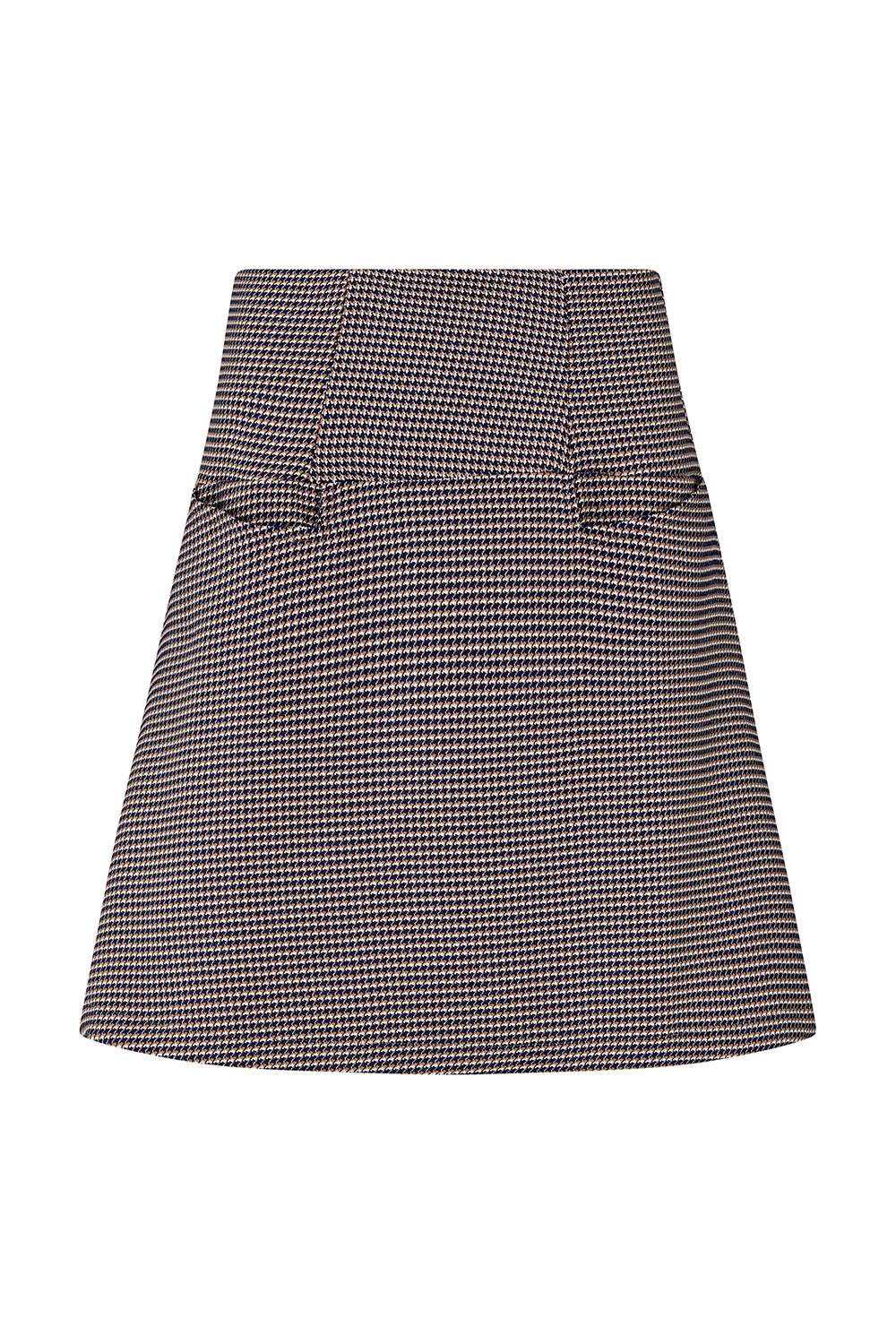 Liva skirt Camel &amp; blue