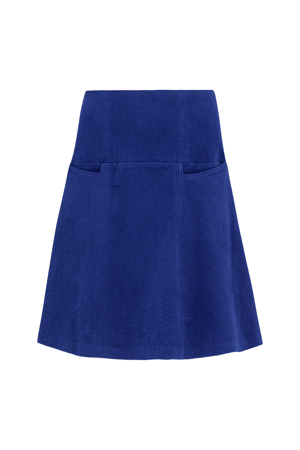 Liva skirt cobalt blue corduroy