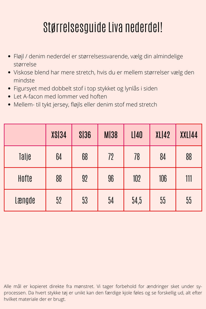 Liva skirt Camel &amp; blue